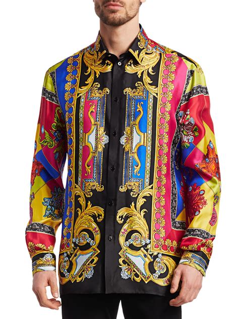 Versace silk shirt price